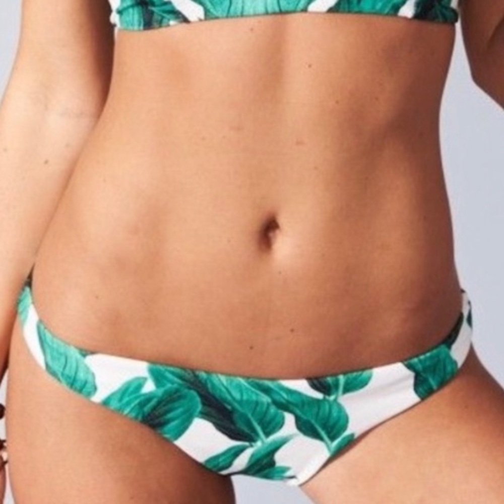 Show Me Your Mumu Leaf Hipster Bikini Bottom Small